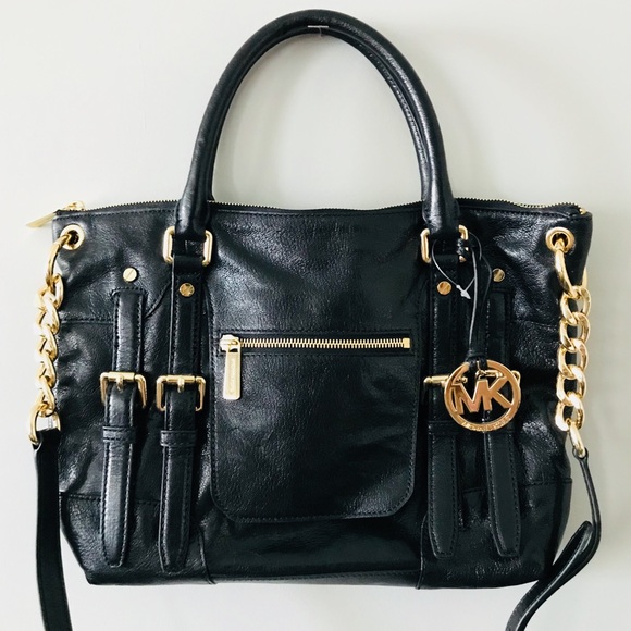 MICHAEL Michael Kors Handbags - NWT Michael Kors Satchel | Black Leather